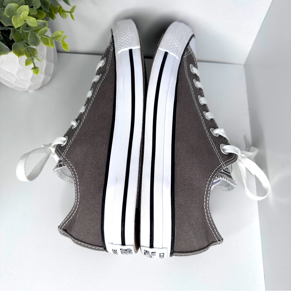 Classic Gray Canvas Sneakers - Picture 5 of 9